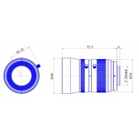 2/3 inch Format 18mm F1.4-16,Close High Resolution Super 5 Megapixel Lens